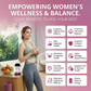 Caring for intimate health, eliminating vaginal odor – promoting gut balance and digestion – women's probiotics and prebiotics supplement