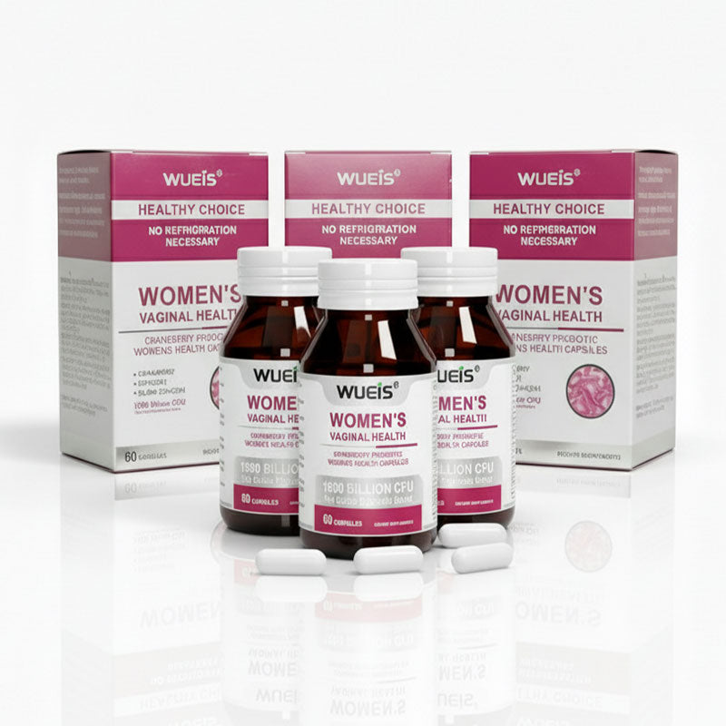 Caring for intimate health, eliminating vaginal odor – promoting gut balance and digestion – women's probiotics and prebiotics supplement