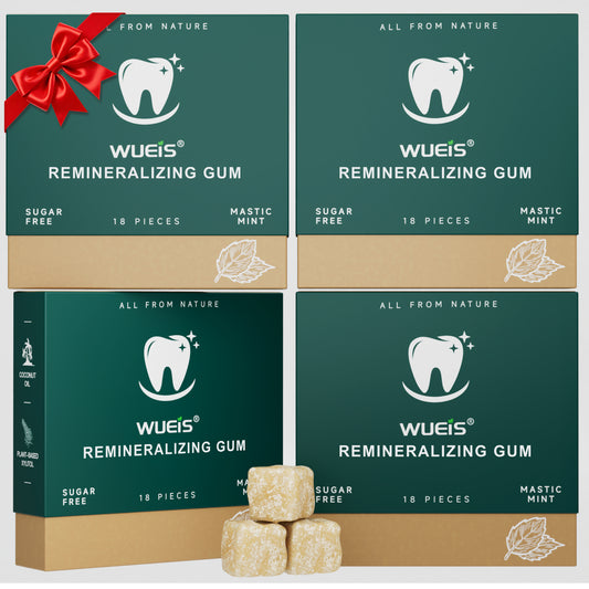 Hydroxyapatite Gum for Enamel Repair & Fresh Breath, WUEIS Mint
